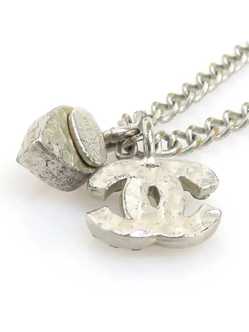 Auth Chanel Cc Logo Heart Motif #294124C32B